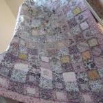 Patchwork Quilt Cottage Style Shabby Chic Style..