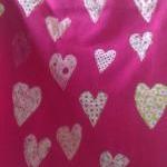 Pink Baby Blanket Pink With Hearts Crib Blanket