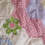 Modern Patchwork Quilt With Vintage Twist Baby..